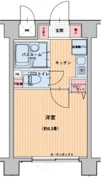 エクセシオーネ渋谷駅前403の間取り