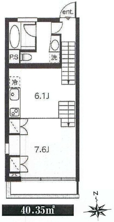 フレッグ自由が丘エル　FLEG自由が丘EL305の間取り