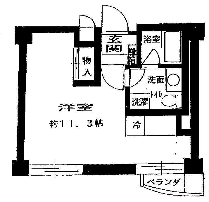KS代官山307の間取り