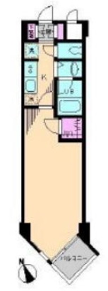 ビイルーム自由が丘207の間取り