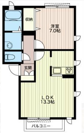 シャーメゾン広尾202の間取り