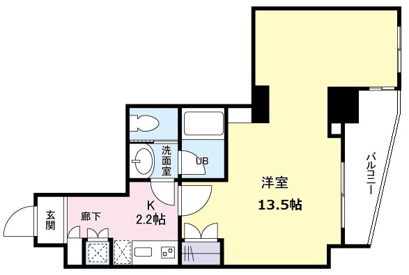 ライム池尻大橋605の間取り