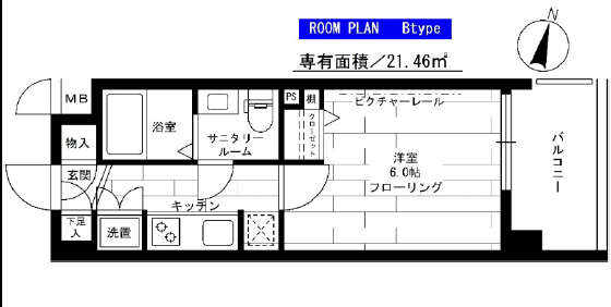 ステージグランデ三軒茶屋アジールコート202の間取り