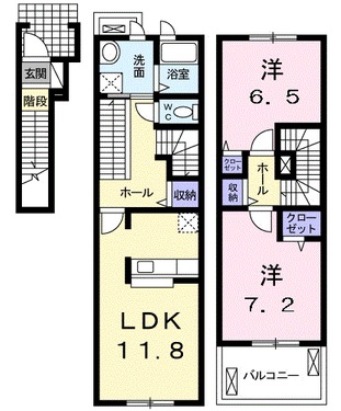 グランデ・ソーレ202の間取り