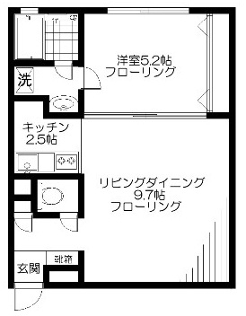 フォレストハウス302の間取り