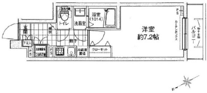 ドルチェ目黒WEST202の間取り