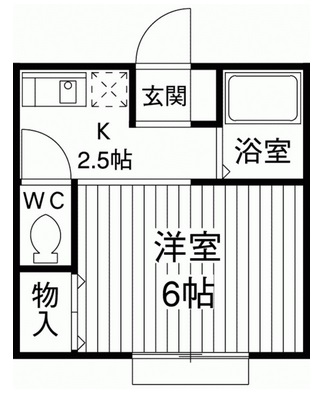 セブンハイツ202の間取り