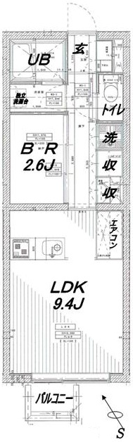 M・S・R中目黒202の間取り