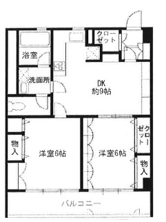 マンション駒場705の間取り