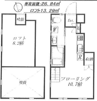 自由が丘デザイナーズアパートメント(アマランタイン)103の間取り