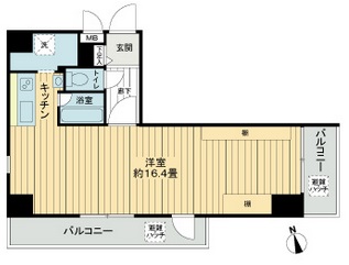 ライオンズマンション広尾201の間取り