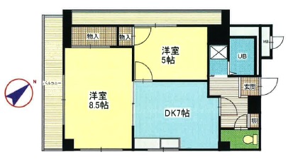 パラッツォ東山501の間取り