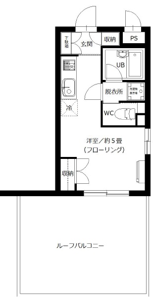 ローズガーデン池尻505の間取り