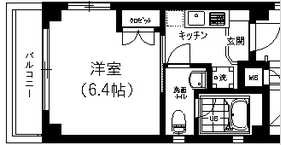 エクセル恵比寿205の間取り