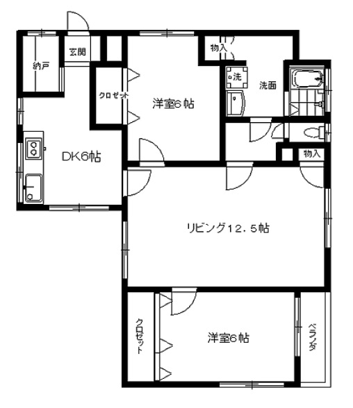 大塚ハイム301の間取り