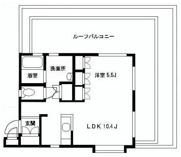 コート恵比寿301の間取り