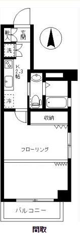 ジ.エレガンス204の間取り