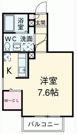 パサージュ駒沢301の間取り