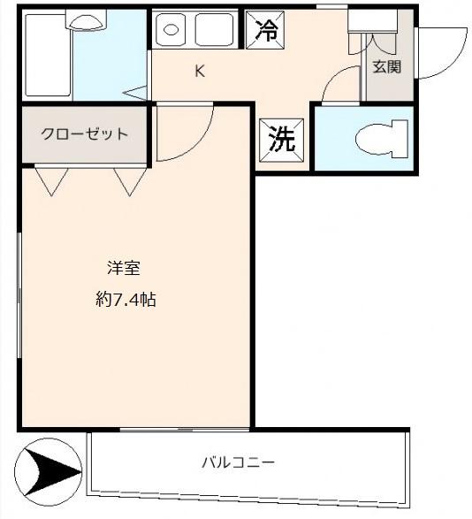 est-k (エストケー)201の間取り