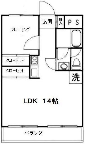 青葉台パークハイツ303の間取り