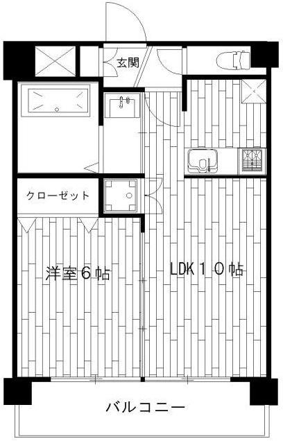 レジデンス三宿(旧:アパートメンツ三宿)402の間取り