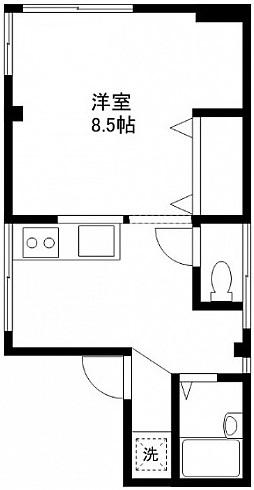 本田レジデンス201の間取り