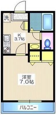 ラ・ヴェルジュ中目黒203の間取り