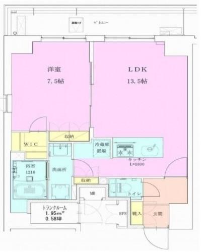 恵比寿レジデンス壱番館1001の間取り