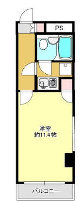 シャトー三宿306の間取り