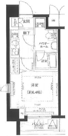 メインステージ白金1001の間取り