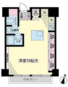 朝日南麻布マンション606の間取り