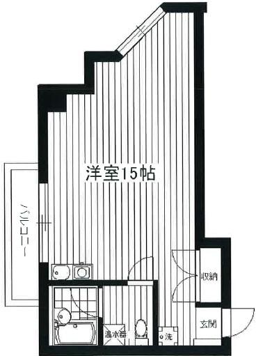 ル・ヴェール渋谷東301の間取り