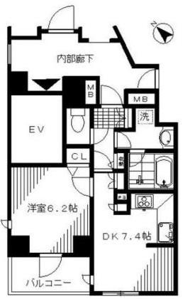 シテリオ渋谷松濤1101の間取り