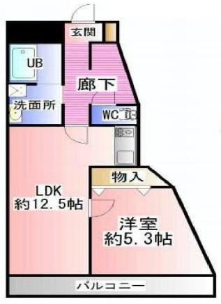 YMAビル501の間取り