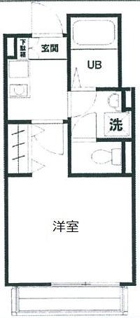 恵比寿ハイムヒロ203の間取り