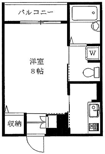 ライジングサン下馬203の間取り