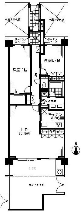 BELISTA駒沢107の間取り