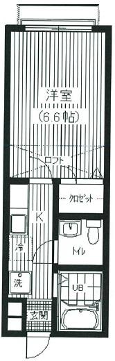 スリーエイ三田202の間取り