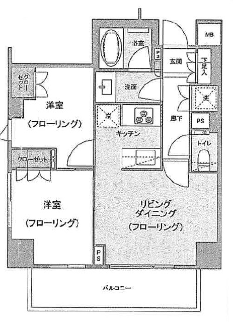 クラッシィハウス桜新町207の間取り