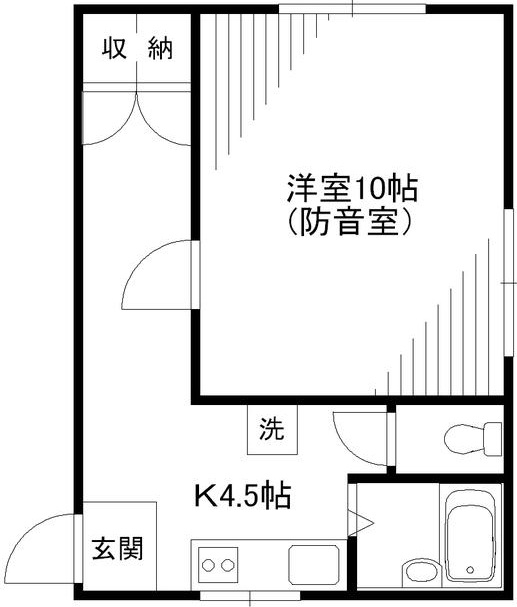 ヒルズ・ケイ205の間取り