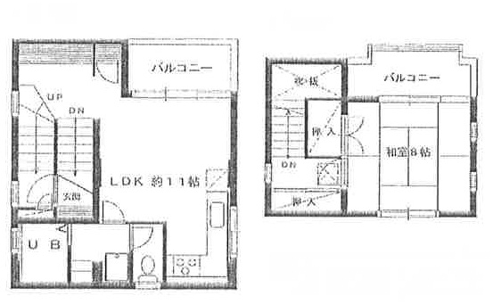 高野ビル401の間取り