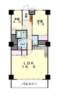 広尾マンションA棟A217の間取り