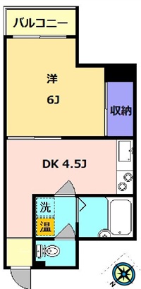 シャンテ三宿902の間取り
