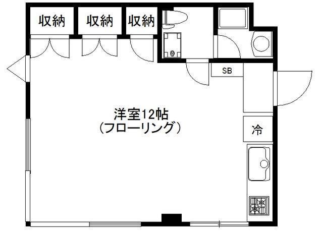 メゾンド太子堂403の間取り