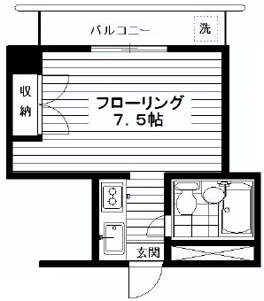 カーサ下馬407の間取り