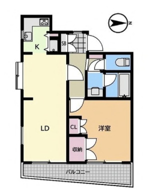 エスポワール池尻302の間取り