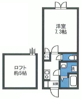 ウェルハウス広尾302の間取り