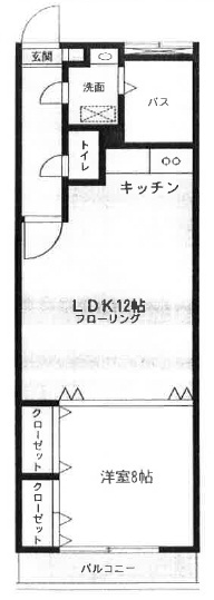 橋本ビル　302の間取り