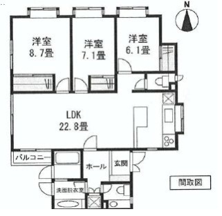 アビタワコウ202の間取り