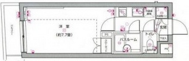 ビバリーホームズ東麻布407の間取り